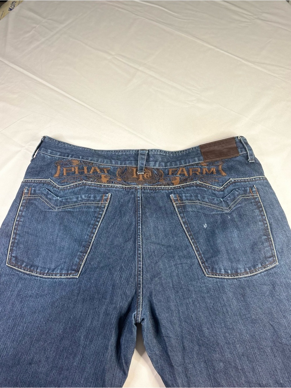 Y2K Vintage Phat Farm Baggy Jean Shorts | $32.99